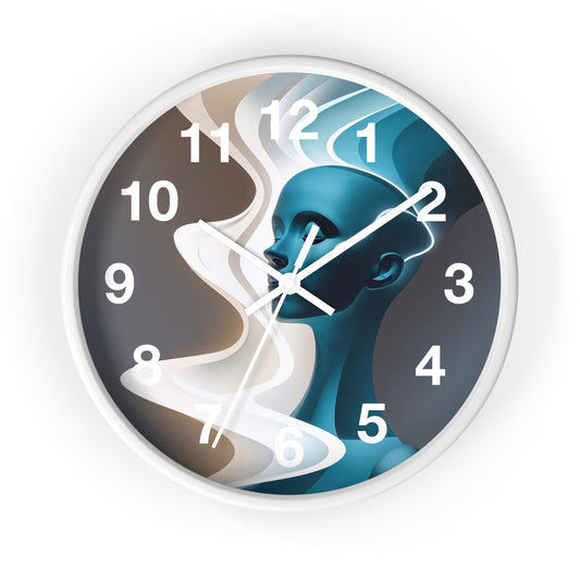 Artistic Modern Wall Clock with Abstract Face Design, Contemporary Decor, Unique Gift for Home or Office, Minimalist Timekeeper, [...]