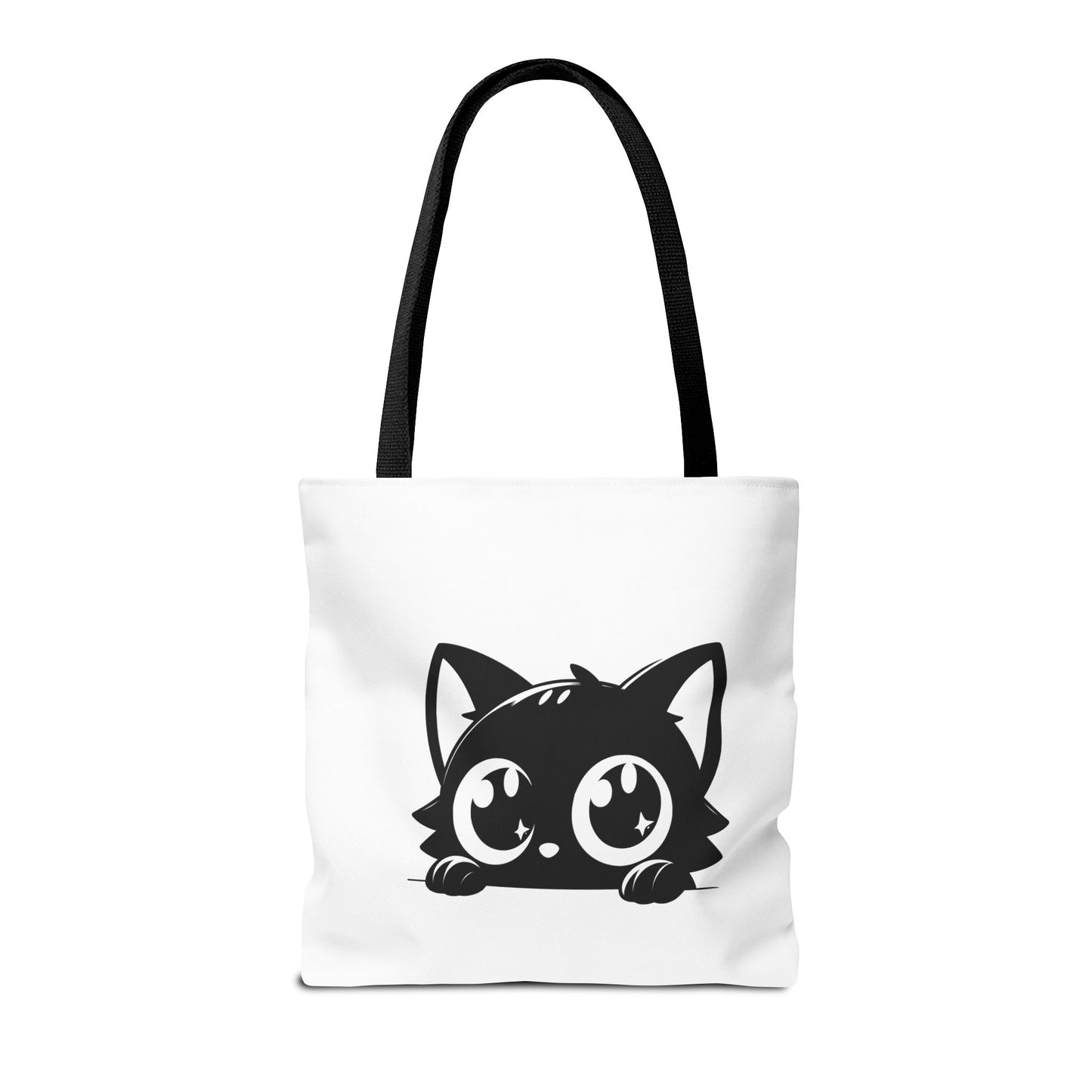 Adorable Cat Face Tote Bag | Cute Kitten Shopping Bag