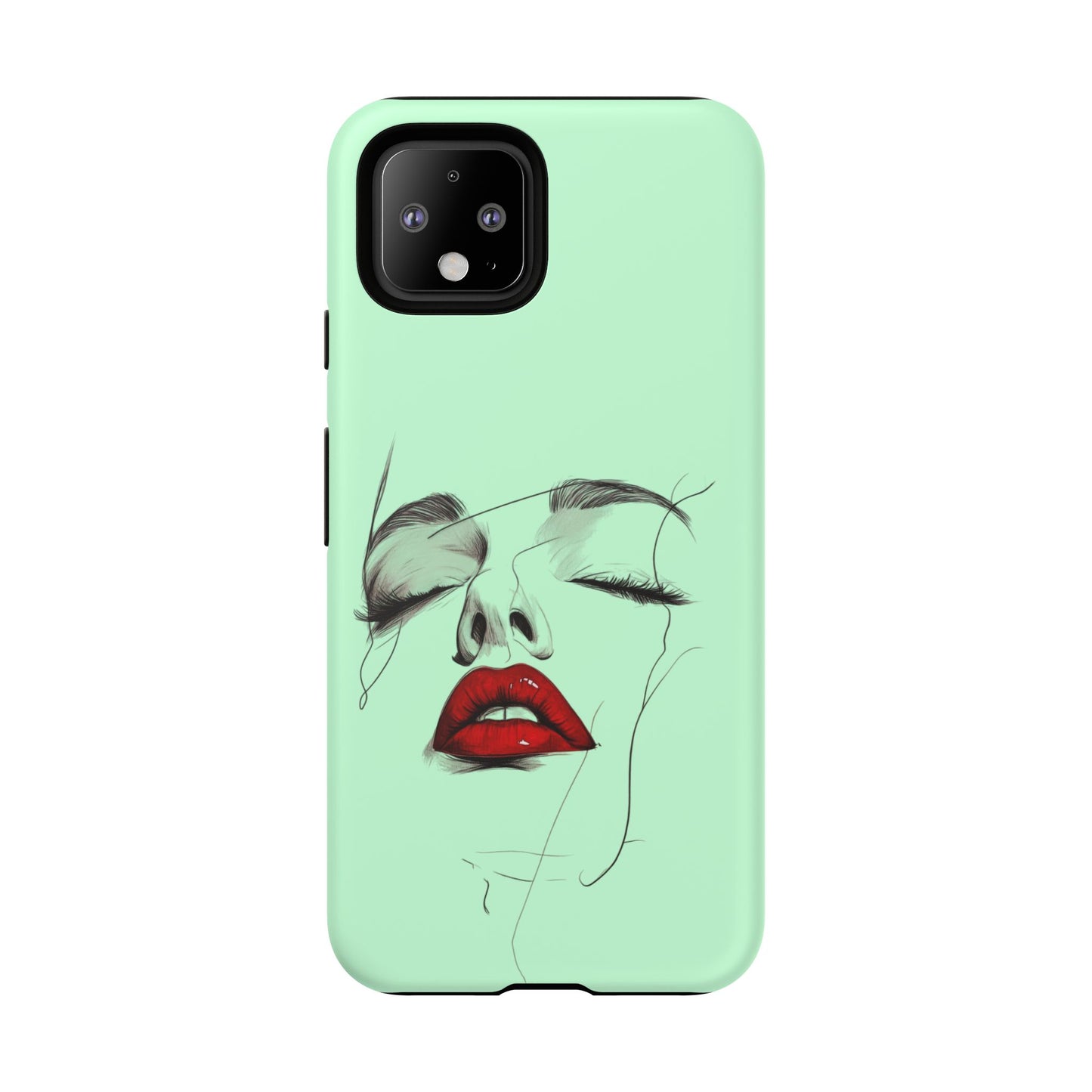 Stylish Phone Case, Artistic Phone Cover, Trendy Tech Accessory, Unique Cell Phone Protector, Gift for Her, Modern Aesthetic