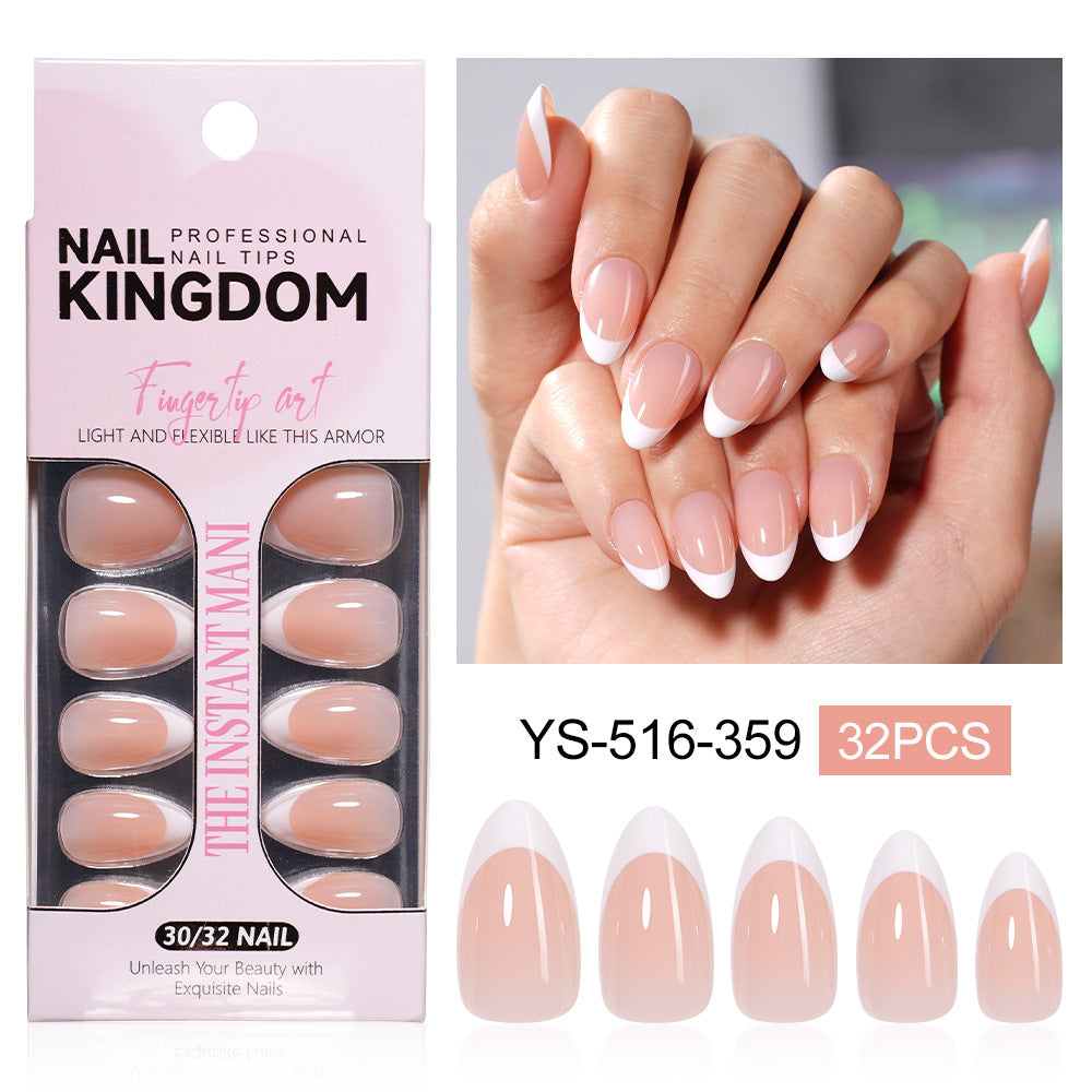 "Classic White French" - Timeless 32Pcs Press-On Nails Set – Image 13
