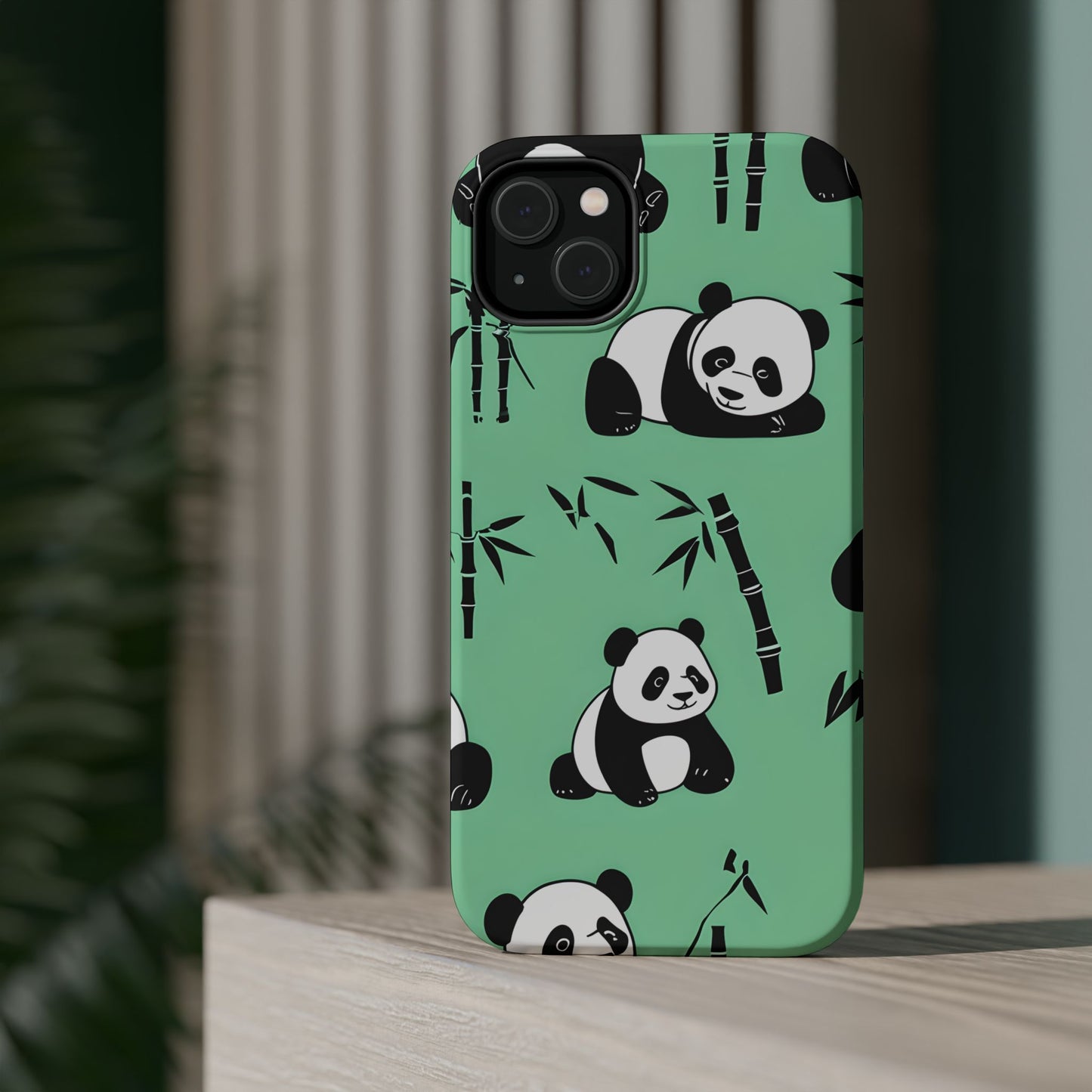 Panda Bamboo Magnetic Impact-Resistant Phone Case