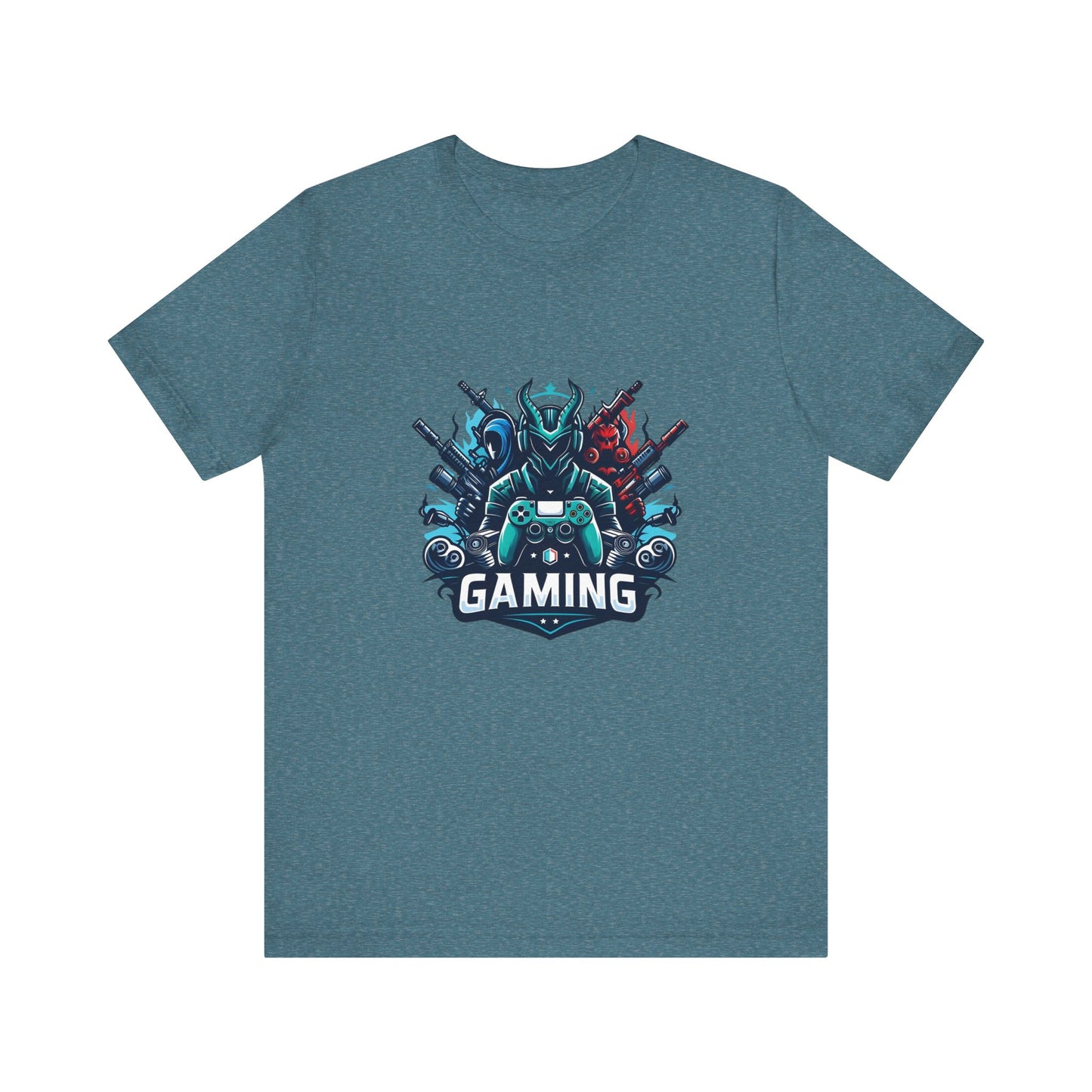 Gaming Controller Emblem Tee — Esports Gamer Graphic T-Shirt
