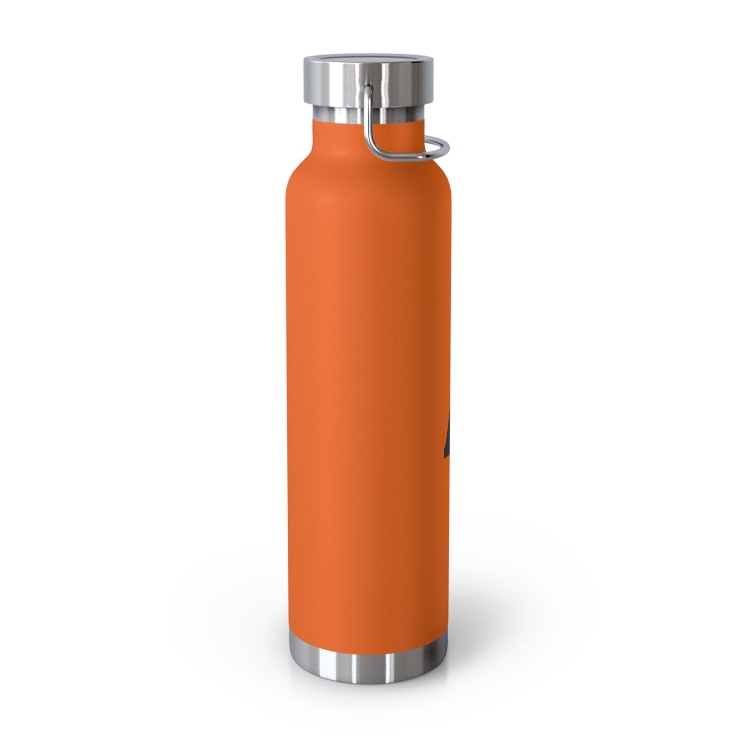 Personalized Copper Insulated Water Bottle, 22oz - Letter A