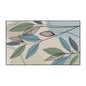 Leaf Pattern Heavy-Duty Floor Mat — Durable Indoor Entry Rug for Kitchen & Mudroom