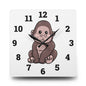 Cute Gorilla Acrylic Wall Clock - Fun Animal Decor