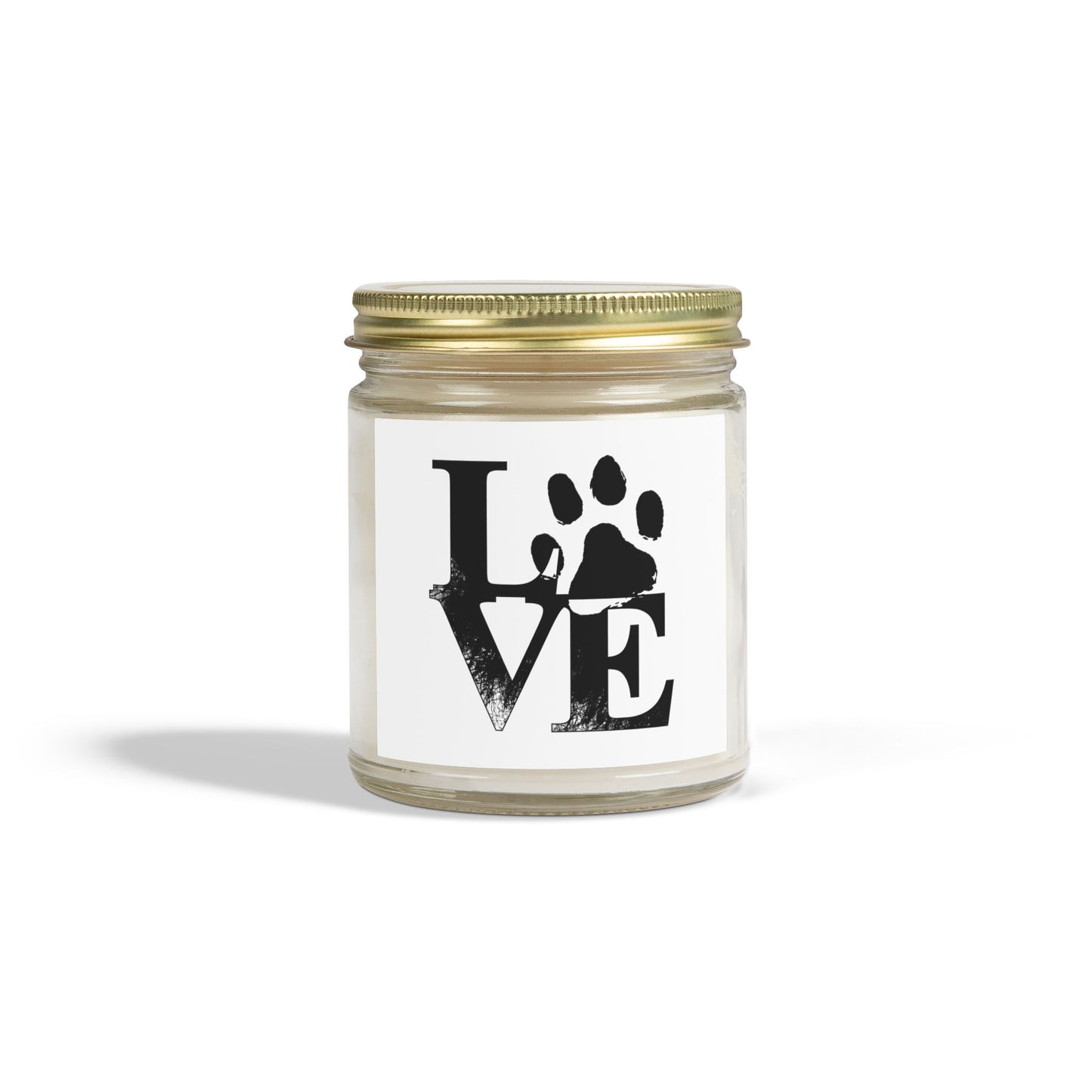 Pet Love Scented Candles - Coconut Apricot Wax for Dog Lovers, Gift for Pet Owners, Home Decor, Cozy Atmosphere, Valentine's Day