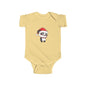 Cute Christmas Panda Bodysuit for Infants, Baby Christmas Outfit, Holiday Gift for Newborns, Festive Baby Clothes, Santa Panda Design