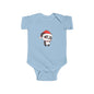 Cute Christmas Panda Bodysuit for Infants, Baby Christmas Outfit, Holiday Gift for Newborns, Festive Baby Clothes, Santa Panda Design