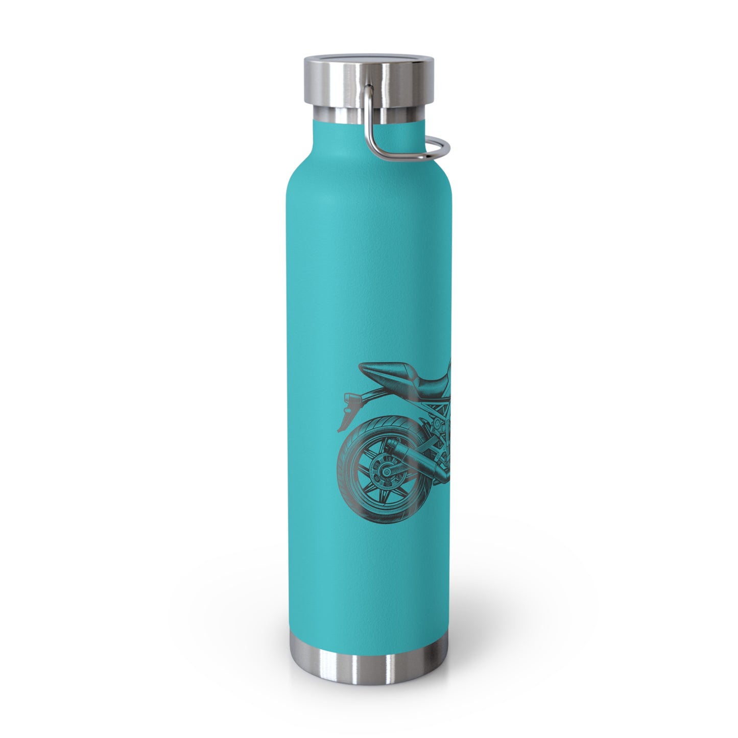 Motorcycle Insulated Water Bottle, Adventure Gift, Biker Mug, Fitness Bottle, Outdoor Hydration