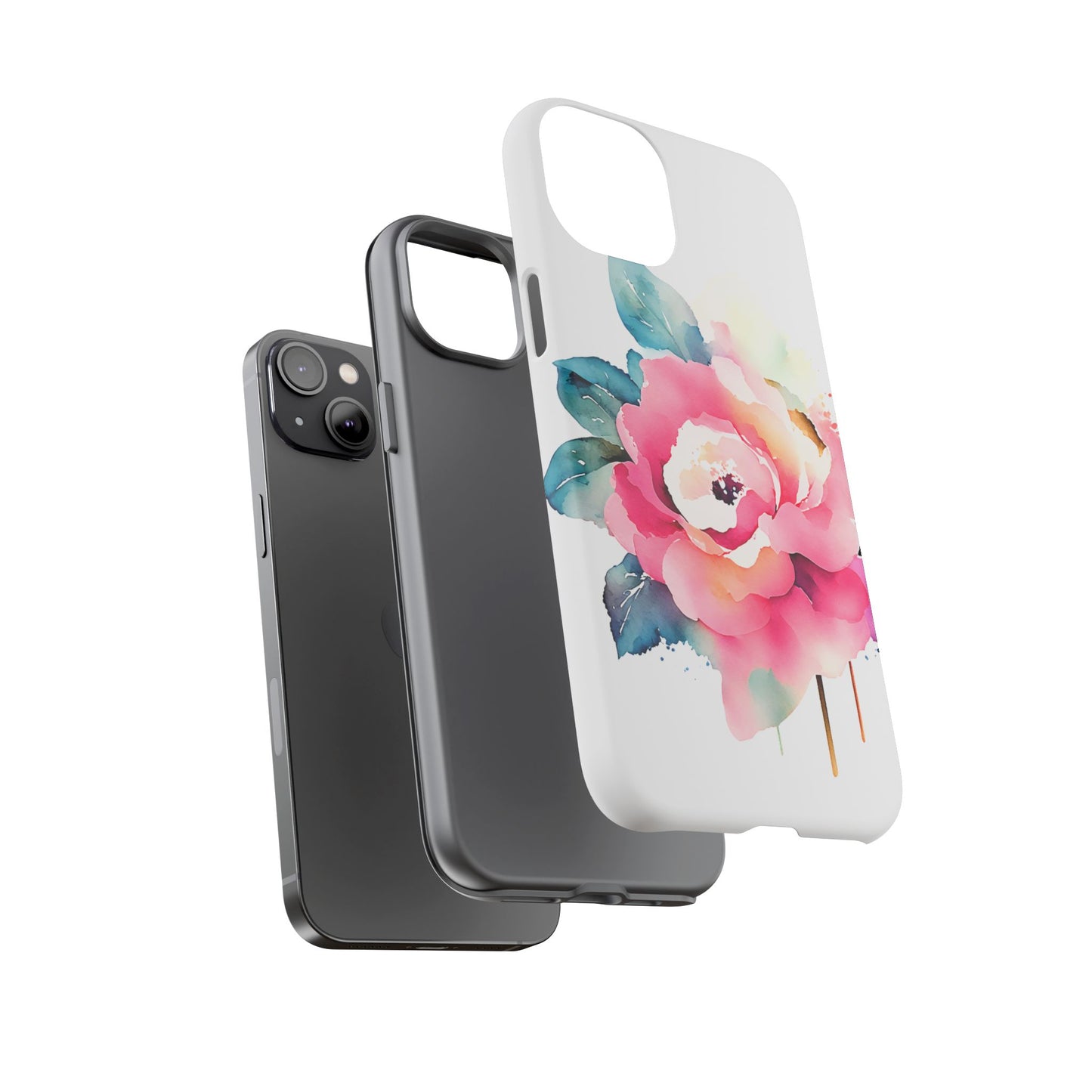 Floral Phone Case - Vibrant Rose Design