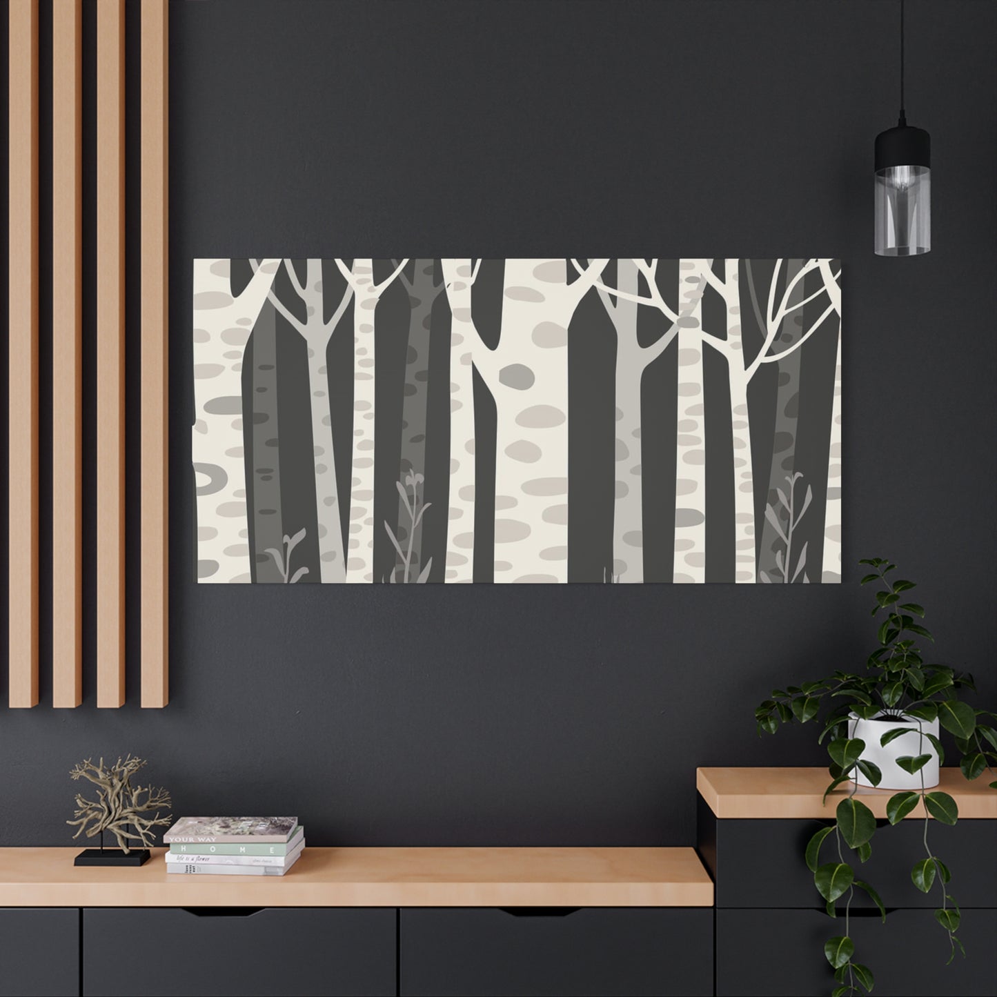 Matte Canvas, Stretched, 1.25" - Trees