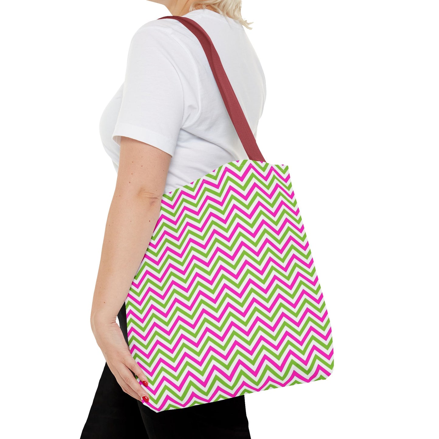 Colorful Chevron patter Tote Bag Stylish Eco-Friendly Shopping Tote