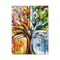 Seasons Tree Matte Canvas Wall Art — Stretched 1.25"