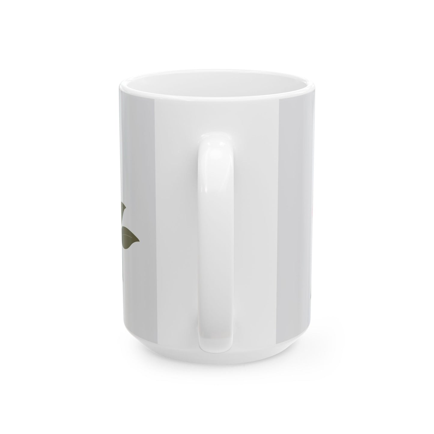 Thank You Floral Mug — Handwritten Script Ceramic Coffee Cup (11oz & 15oz)