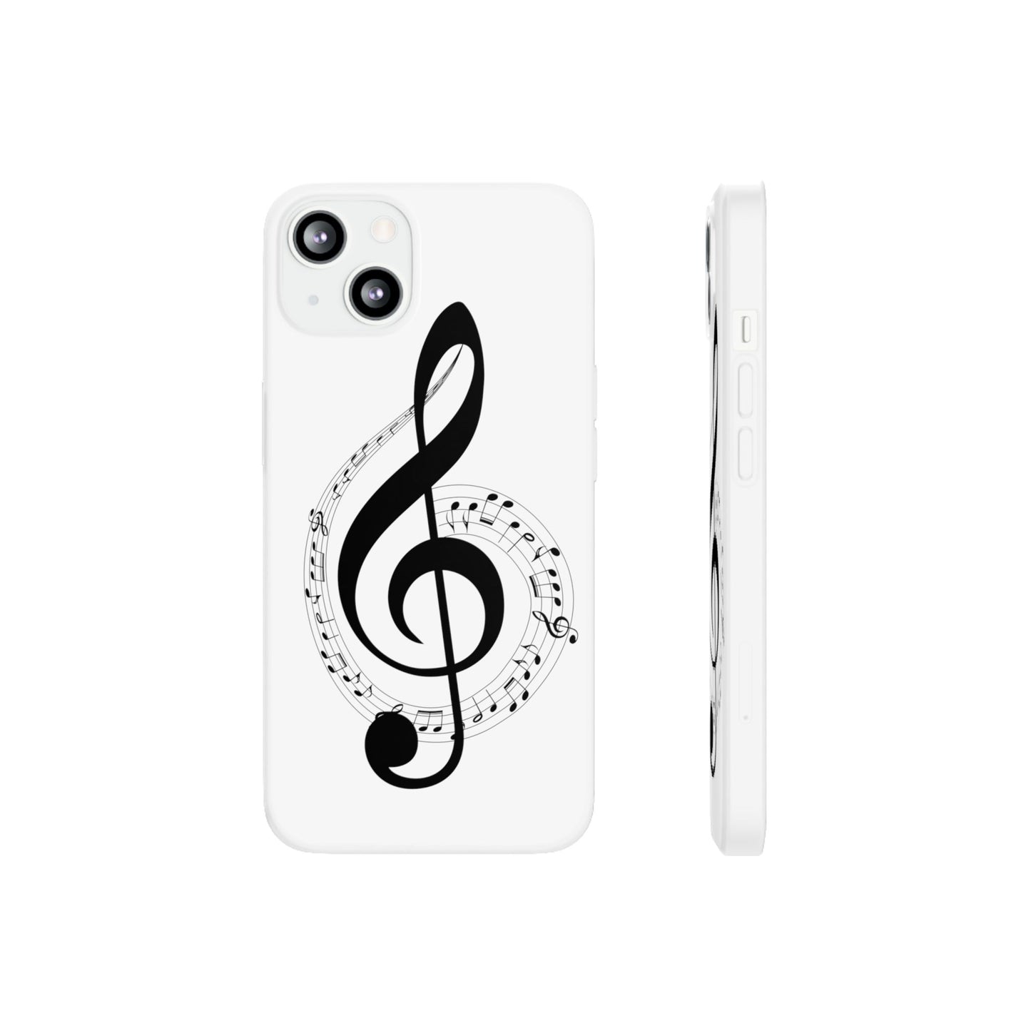 Phone Case — Musical Treble Clef Design
