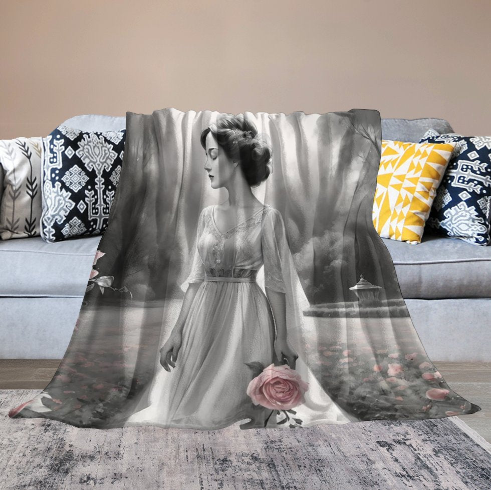 Flannel Blanket (One-sided Printing)-50"×60"