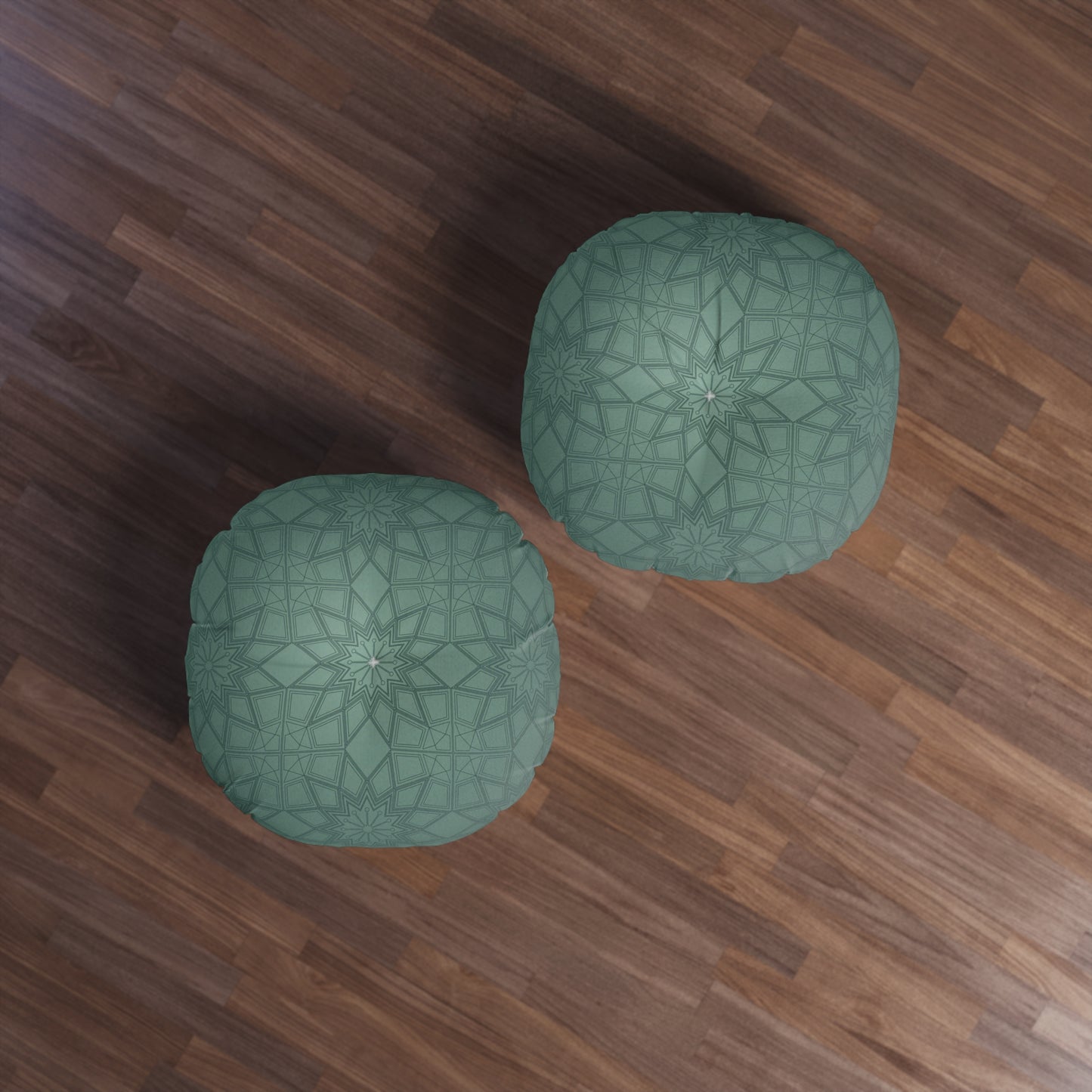 Stylish Tufted Floor Pillow, Round - Bohemian Home Decor, Meditation Cushion, Cozy Seating, Floor Pillow for Living Room, Gift Idea