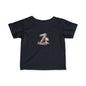Colorful Number 2 Infant Tee, Cute Baby Shirt, Toddler Clothing, Birthday Outfit, Playful Kid’s Apparel