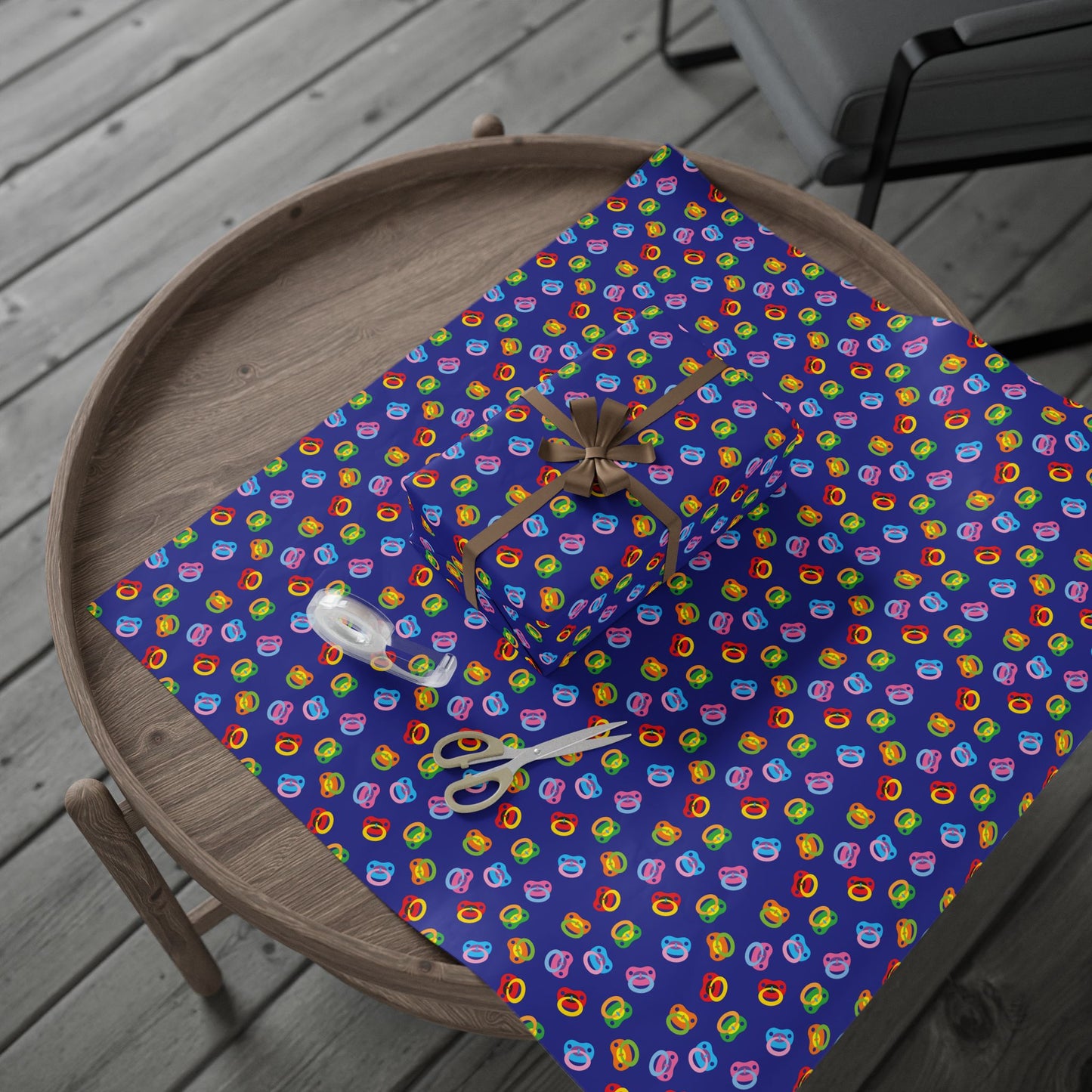 Colorful Baby Shower Wrapping Paper, Fun Gift Wrap, Playful Wrapping Sheets, Birthday Party Decorations, Unique Present Wrap