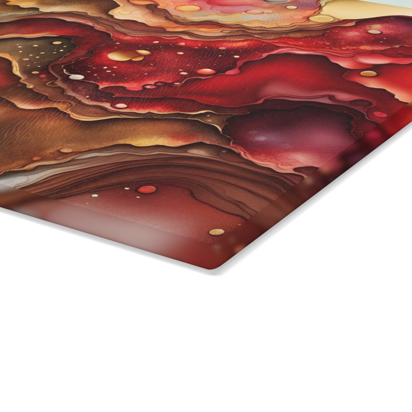 Elegant Resin-Inspired Glass Cutting Board