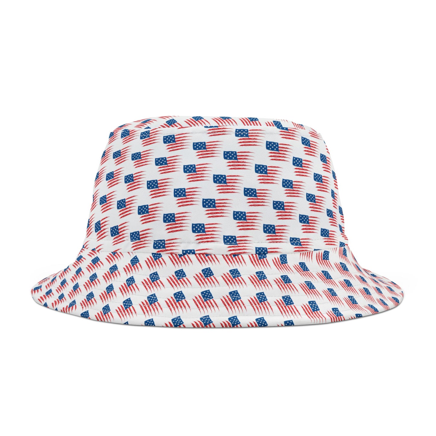 Patriotic Bucket Hat - AOP Style, Summer Accessory, Fourth of July Hat, Unisex Outdoor Cap, Trendy Festival Gear
