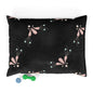 Floral Pet Bed, Cozy Dog Bed, Cat Bed for Relaxation, Stylish Pet Accessory, Comfortable Pet Sleeping Place