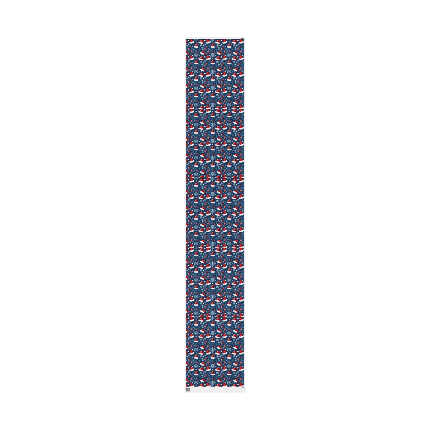 Holiday Snowman Wrapping Paper Roll — Festive Blue & Red Christmas Gift Wrap