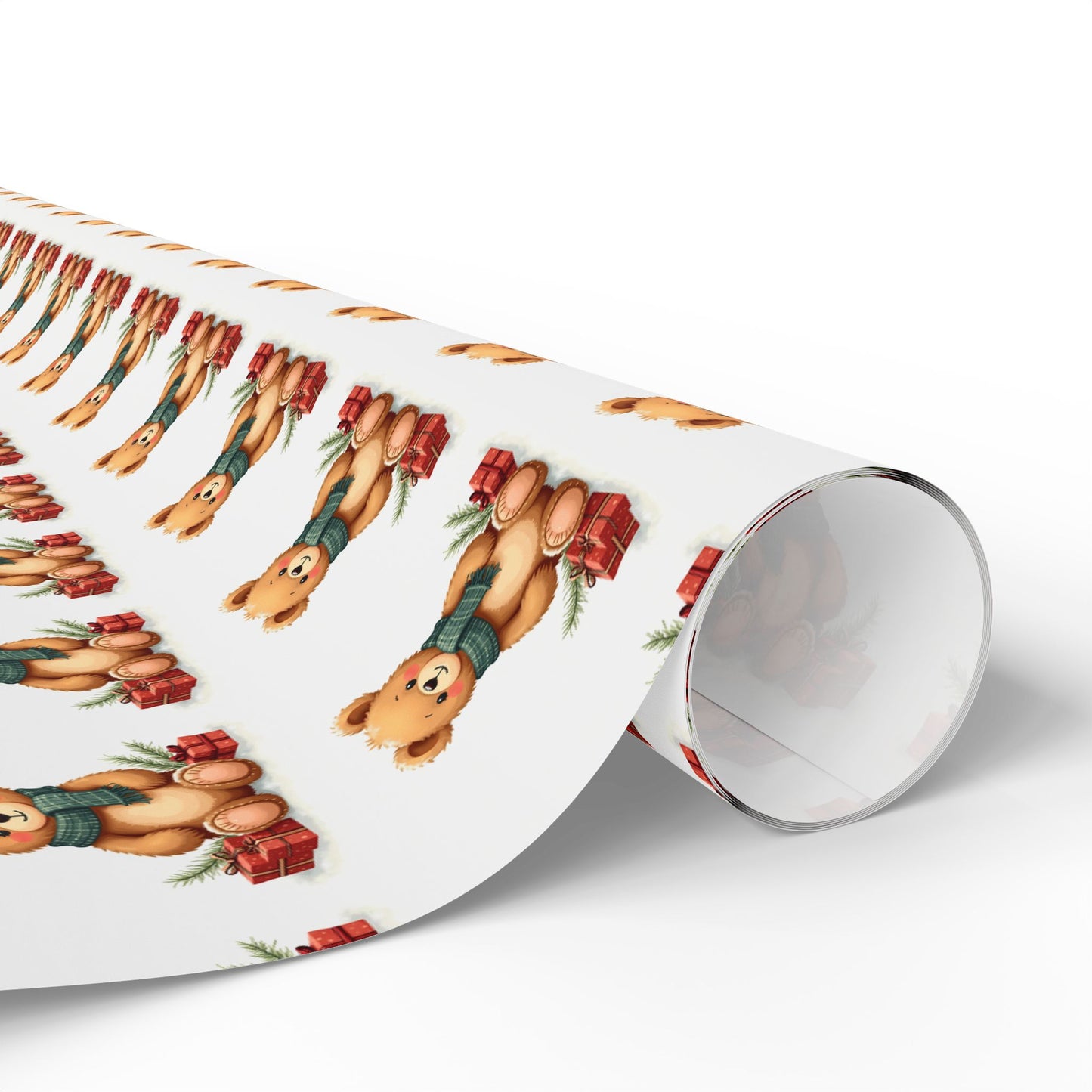 Teddy Bear Bouquet Wrapping Paper – Cute Kids Gift Wrap Roll