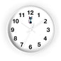 Cute Cat Wall Clock, Feline Decor, Home Office, Gift for Cat Lovers, Adorable Wall Art