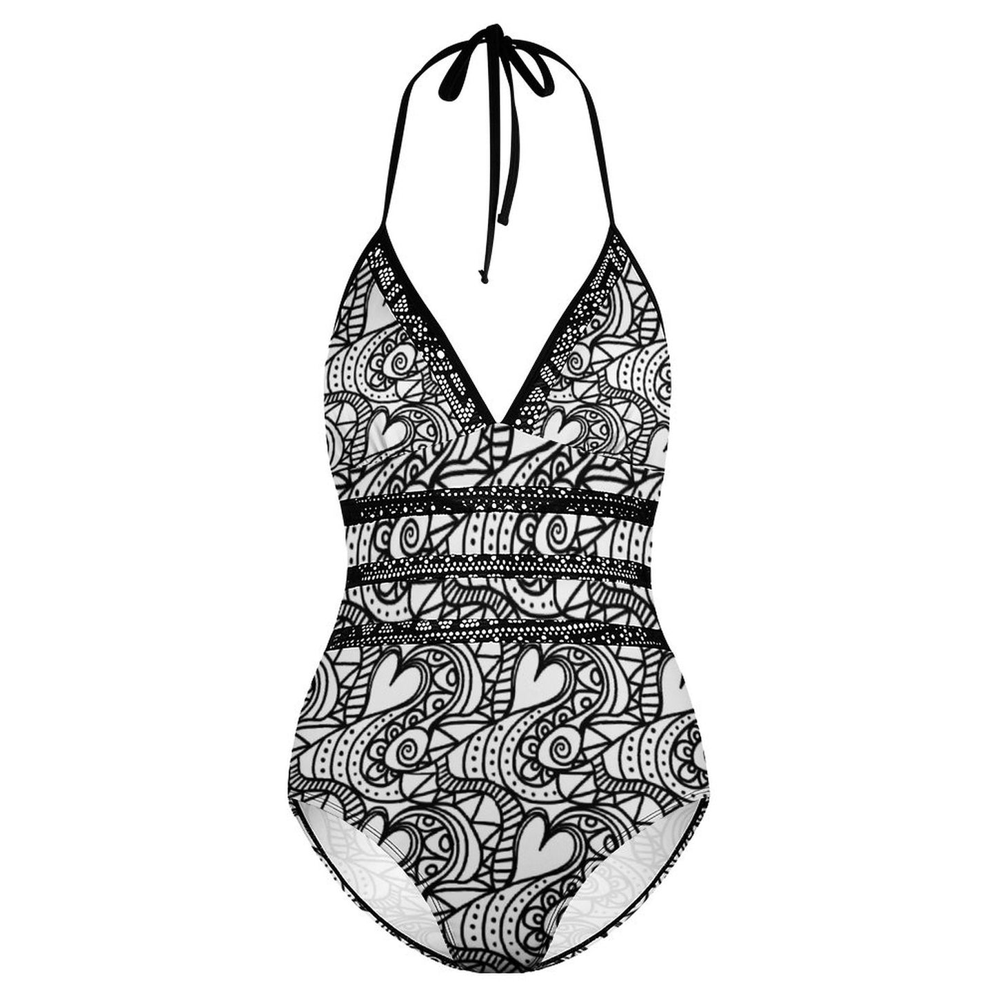 Women's Halter One-Piece Swimsuits