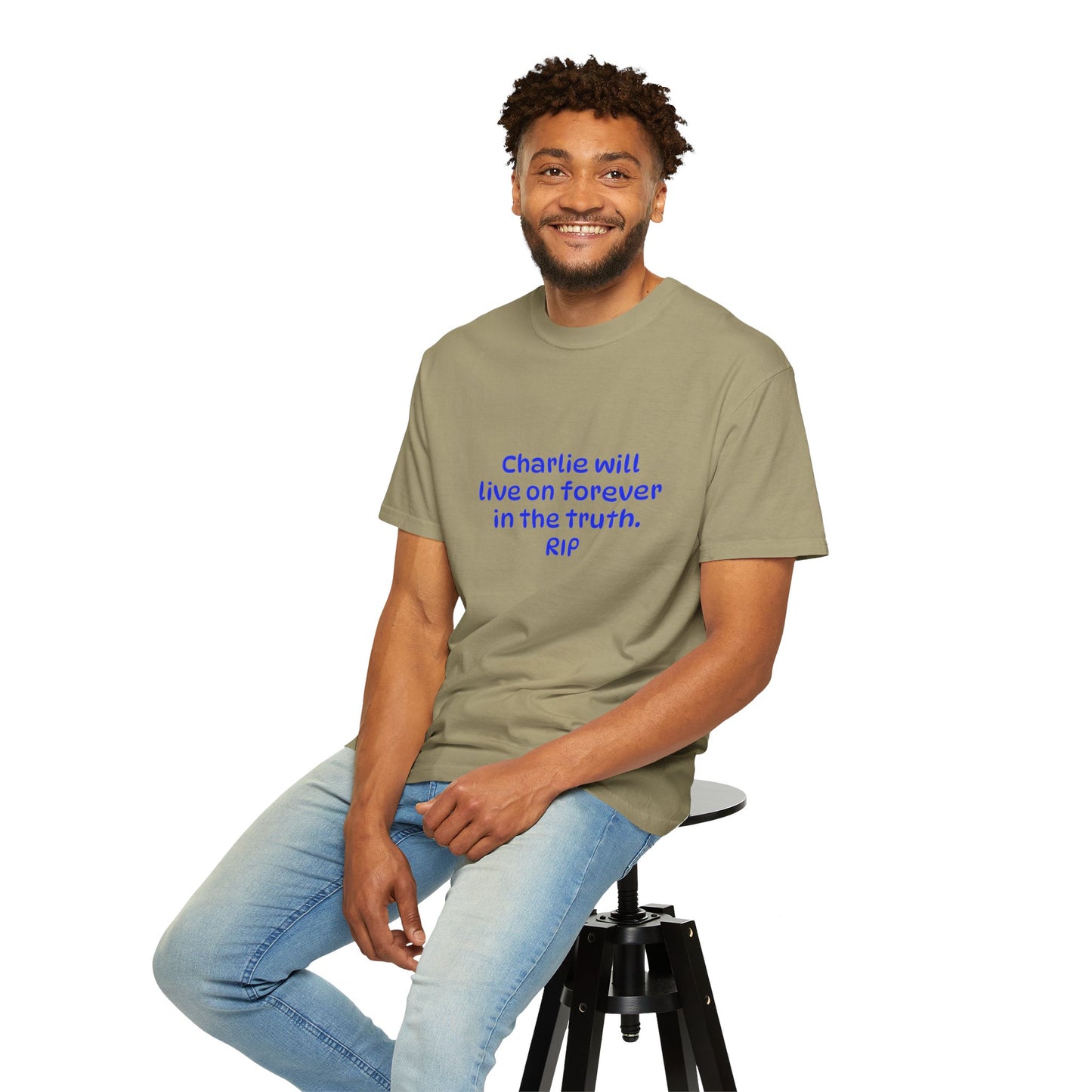 Inspirational Quote T-Shirt, Unisex Cotton Tee, Charlie Forever Shirt, Motivational Apparel, Gift for Friends, Casual Wear, Thoughtful [...]
