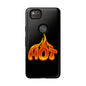 Stylish Phone Case, Hot Flames Design, Gift for Teens, Trendy Accessory, Protective Cover, Unique Phone Case