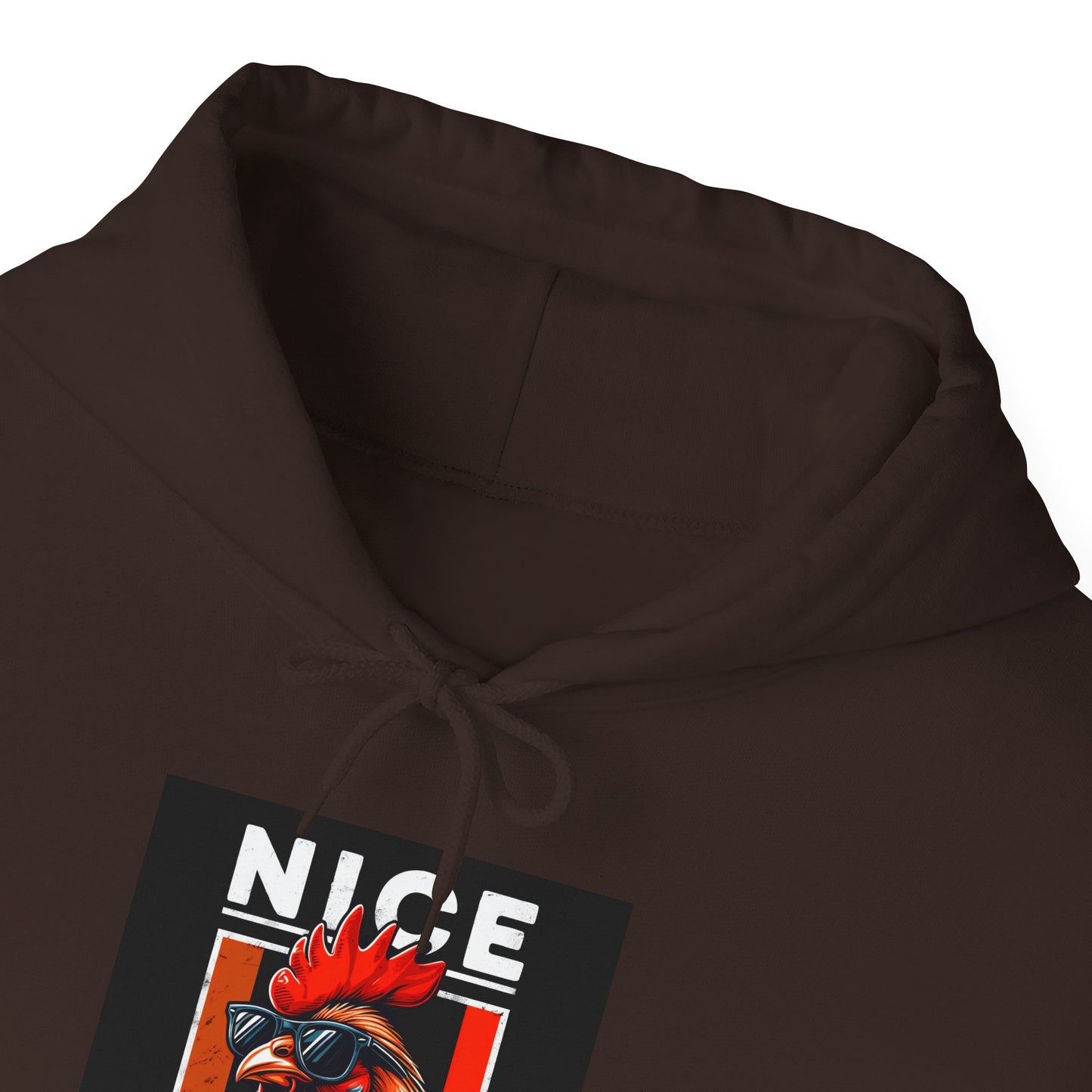 Rooster Graphic Hoodie – "Nice Cock" Bold Farmhouse Pullover