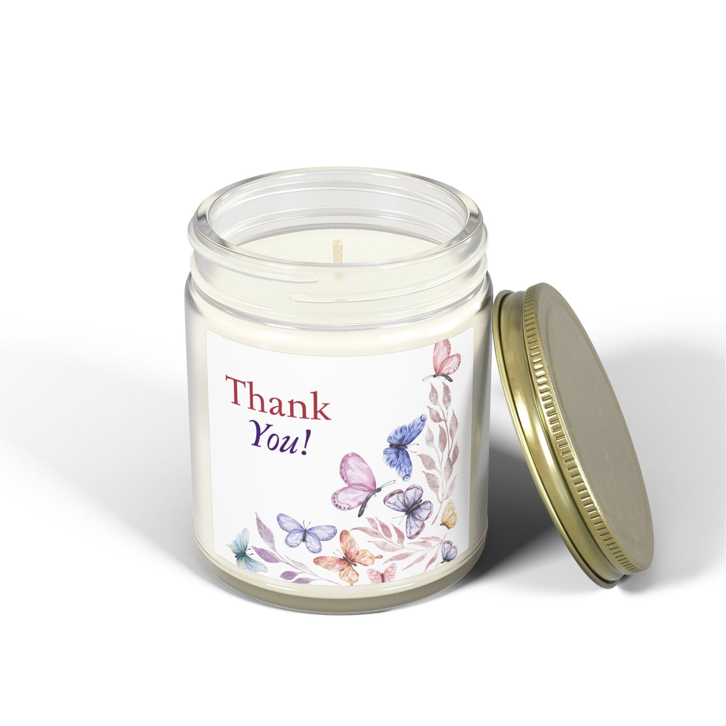Thank You Scented Candle — Coconut Apricot Wax (4oz & 9oz)