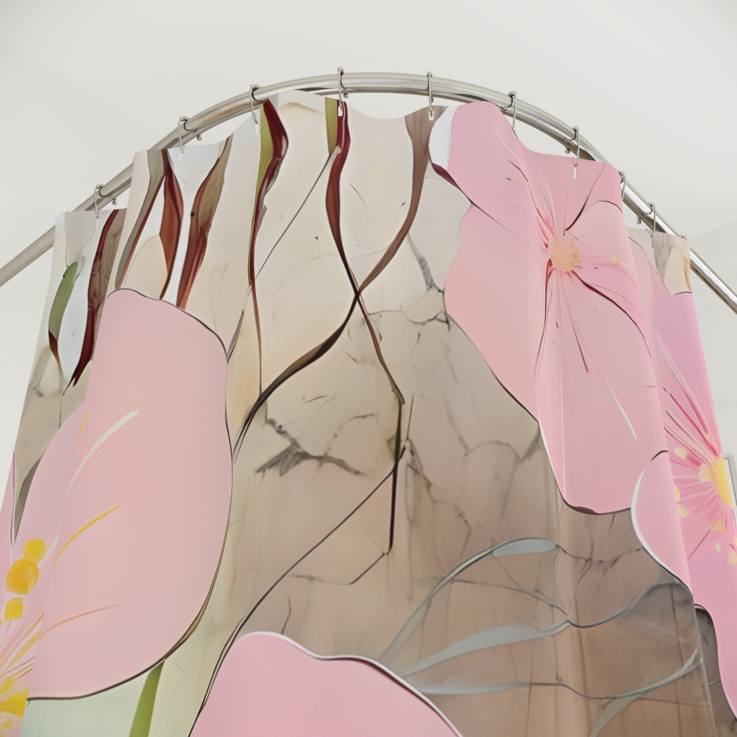 Blossom Shower Curtains | Elegant Floral Bathroom Decor