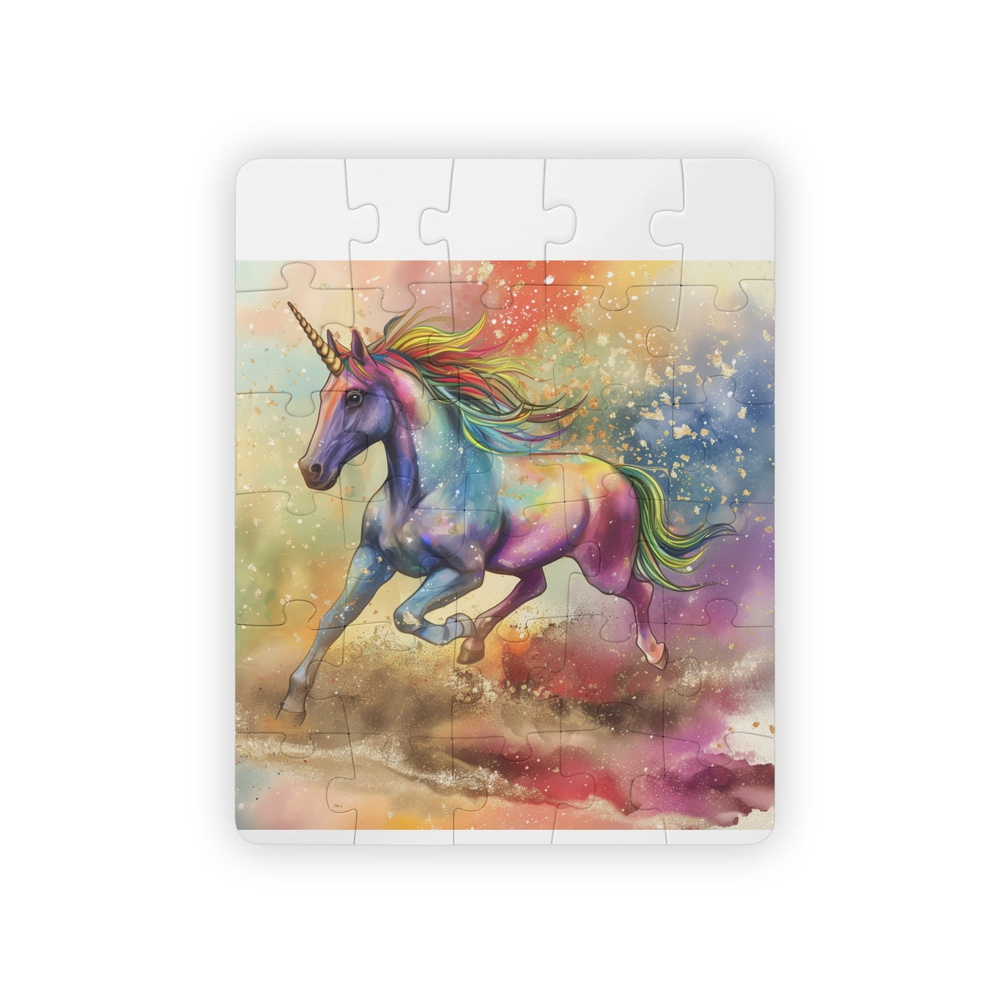 Unicorn Rainbow Kids Puzzle — 30-Piece Magical Jigsaw for Toddlers & Preschoolers