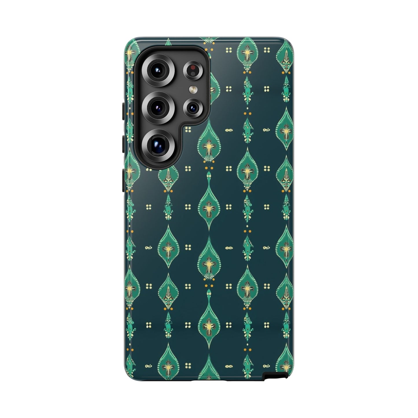 Emerald Boho Teardrop Phone Case