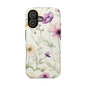 Floral Watercolor Magnetic Impact-Resistant Phone Case
