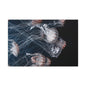 Jellyfish Swarm Matte Stretched Canvas