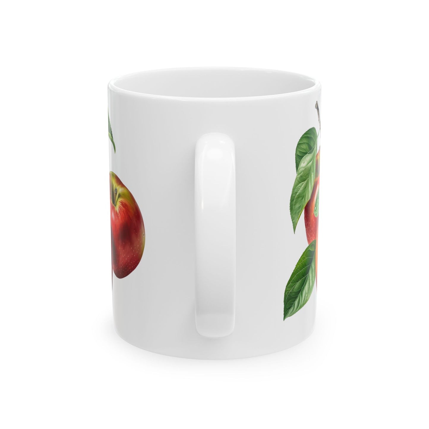 Apple Botanical Ceramic Mug – Farmhouse Kitchen Coffee Cup (11oz, 15oz)