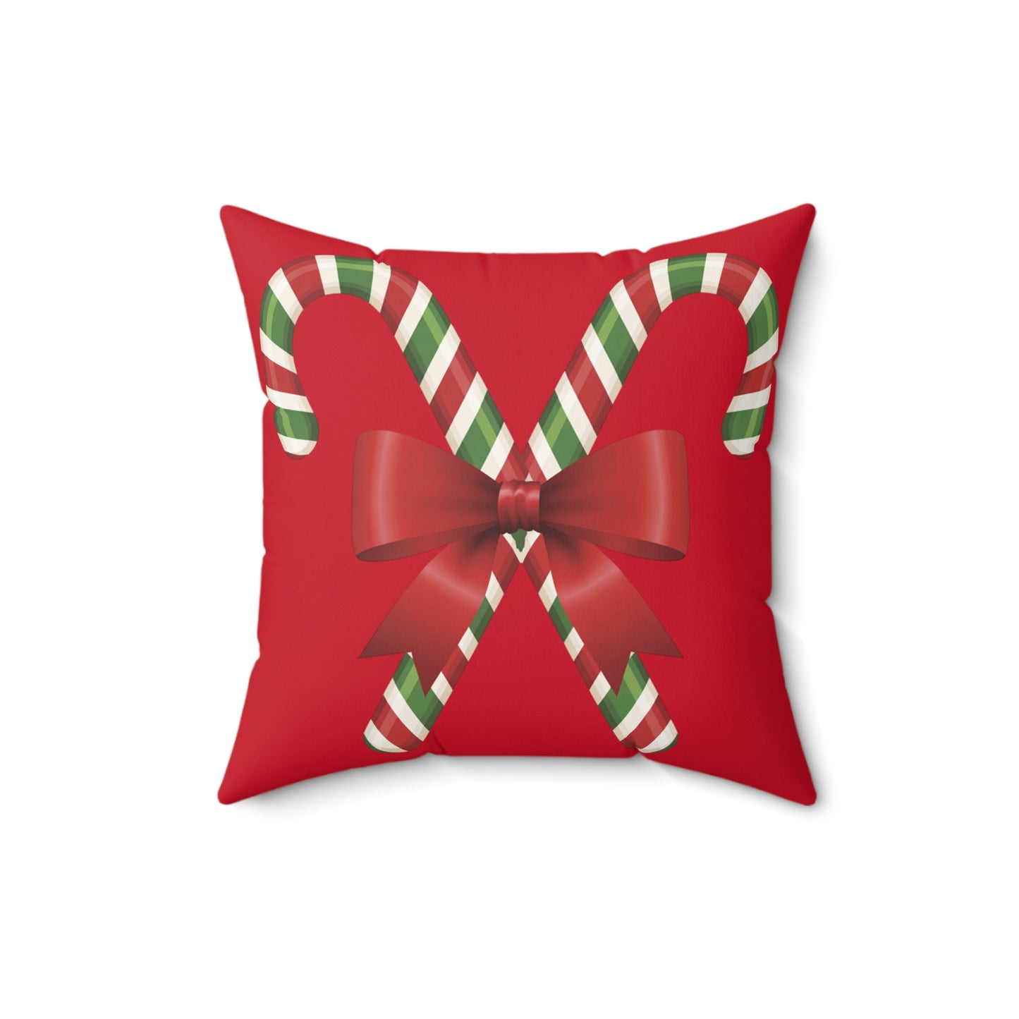 Festive Candy Cane Pillow, Cozy Holiday Decor, Christmas Decoration, Winter Home Accent, Gift for Decor Lovers, Seasonal Pillow