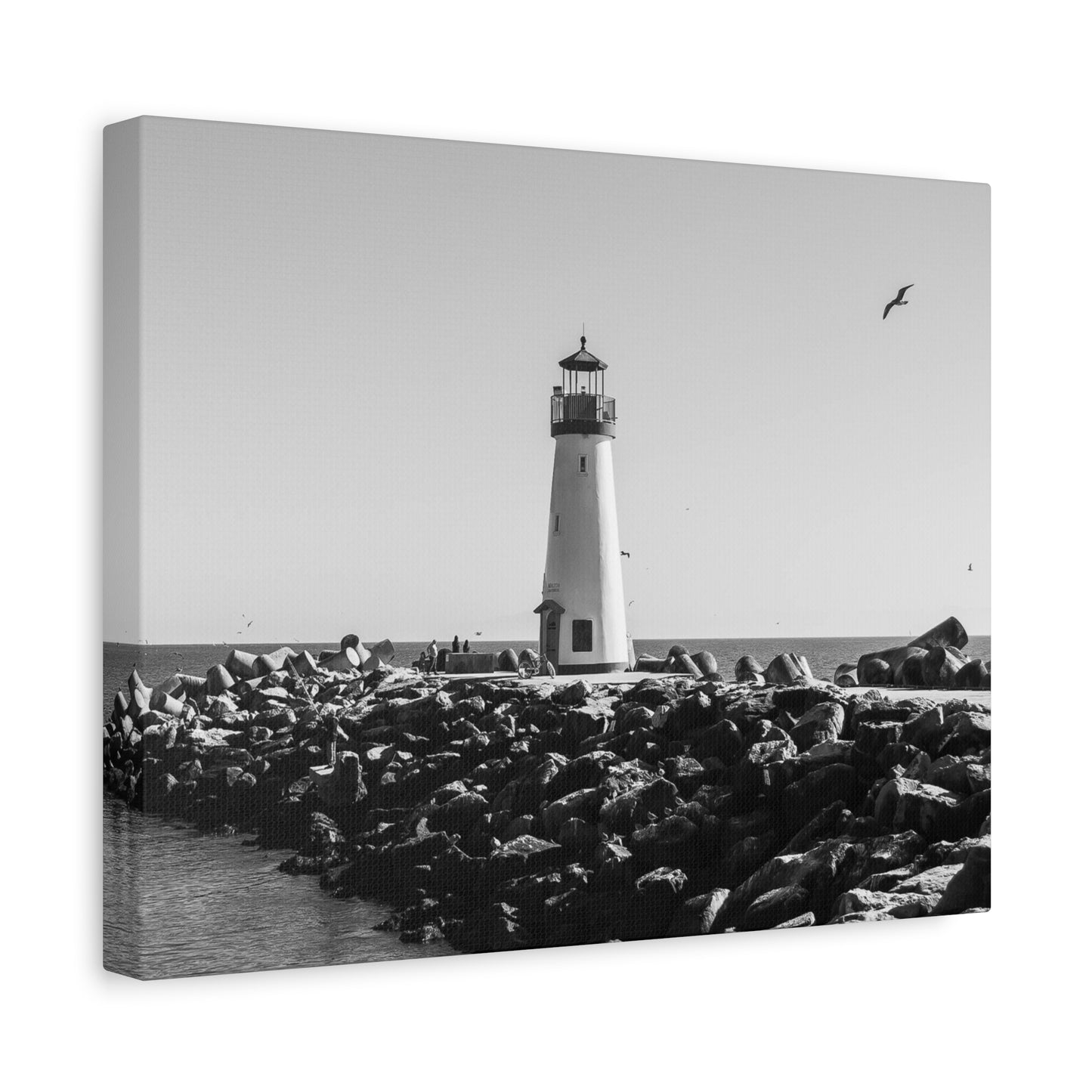 Matte Canvas, Stretched, 1.25" - Lighthouse