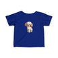 Cute Puppy Infant Tee, Baby T-Shirt, Newborn Gift, Toddler Tee, Dog Lover Baby Clothes