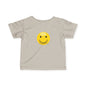 Cute Infant T-Shirt with Smiley Face, Baby Tee, Toddler Clothing, Personalized Gift, Cute Baby Outfit, Summer Wear