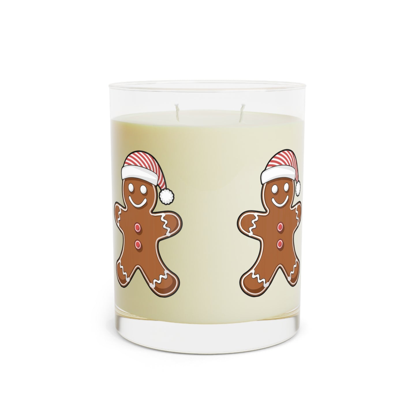 Gingerbread Holiday Scented Candle — 11oz Jar (Full Glass)