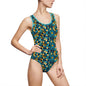 Vibrant Women's Classic One-Piece Swimsuit, Beachwear, Pool Party, Vacation Essentials, Summer Fashion, Unique Swimwear