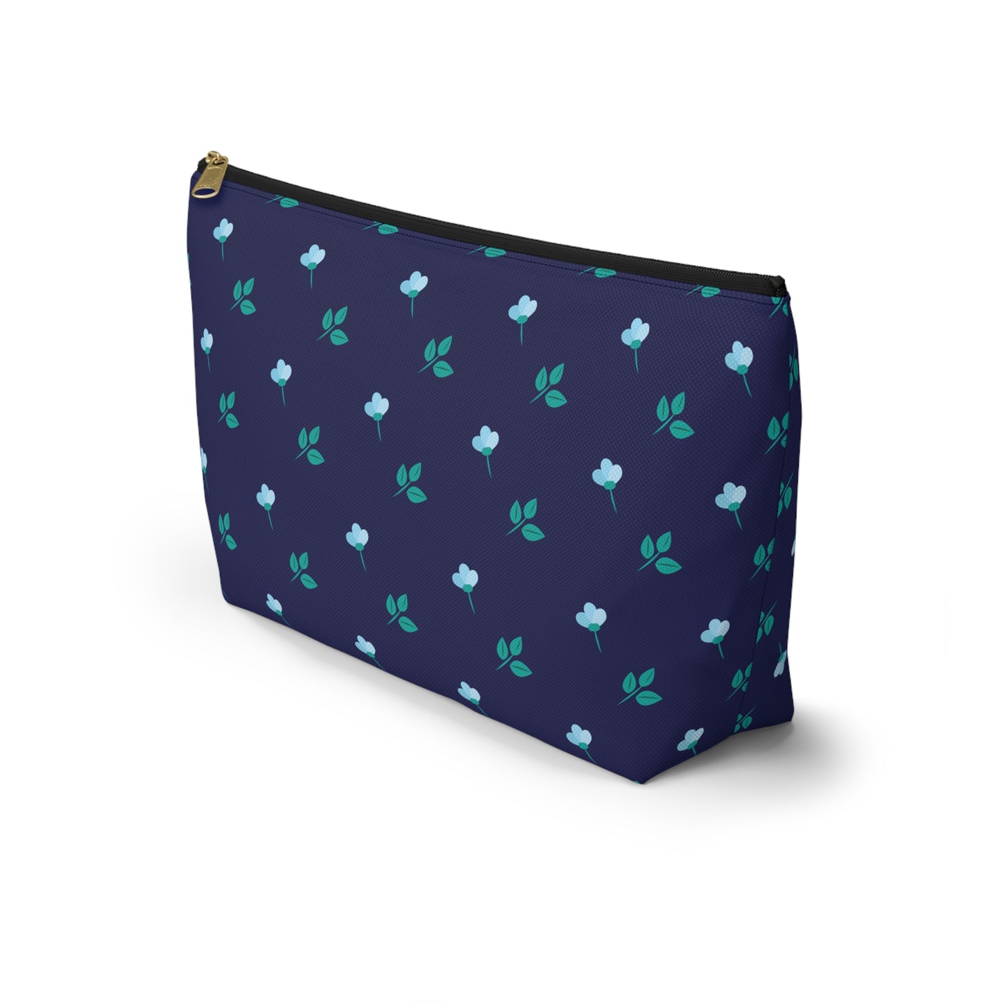 Floral Accessory Pouch, Botanical Makeup Bag, Travel Organizer, Gift for Her, Floral Design Pouch, Everyday Essentials