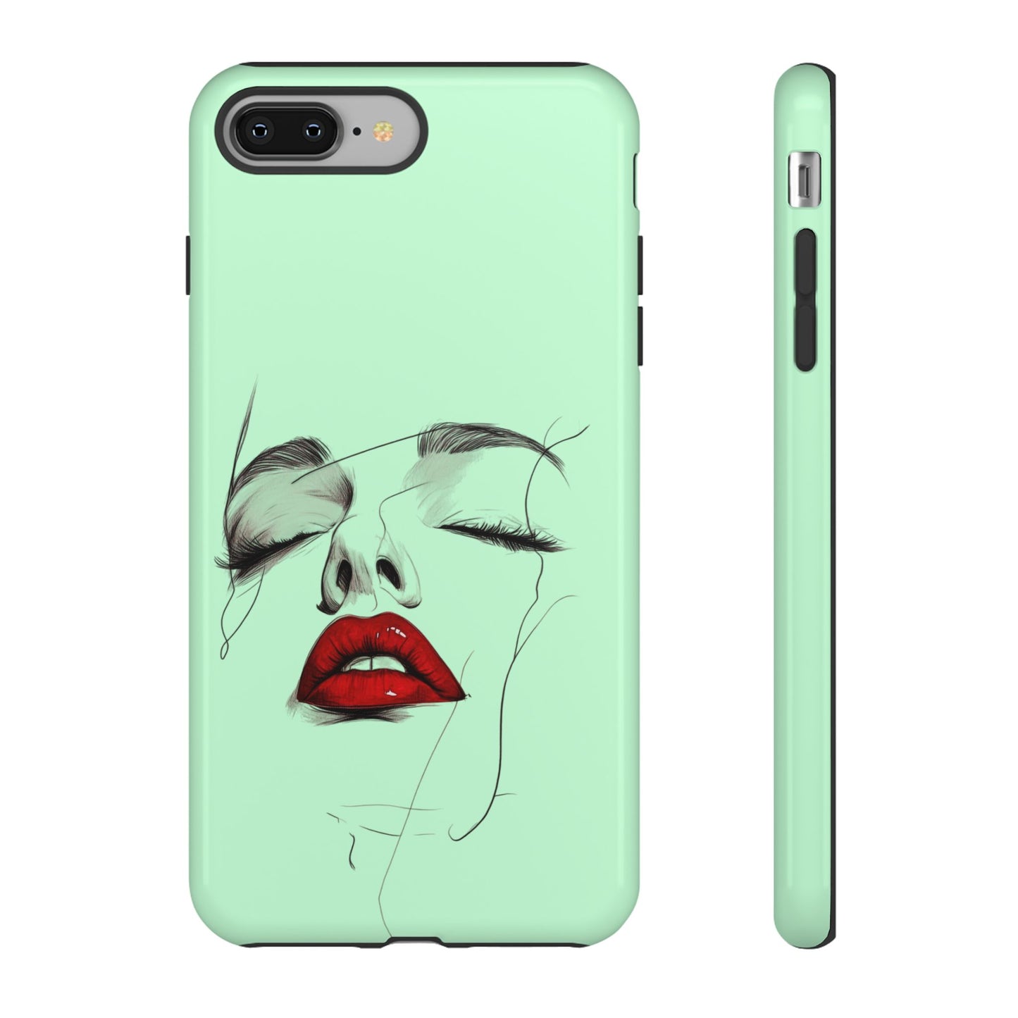 Stylish Phone Case, Artistic Phone Cover, Trendy Tech Accessory, Unique Cell Phone Protector, Gift for Her, Modern Aesthetic