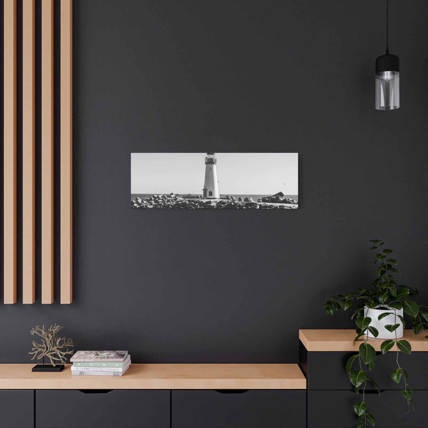 Matte Canvas, Stretched, 1.25" - Lighthouse