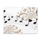 Musical Note Canvas Art, Floral Decor for Home, Music Lover Gift, Wall Art for Musicians, Unique Gift Idea